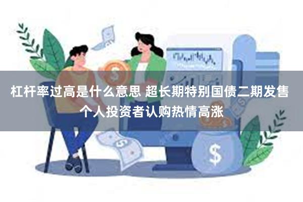 杠杆率过高是什么意思 超长期特别国债二期发售 个人投资者认购热情高涨