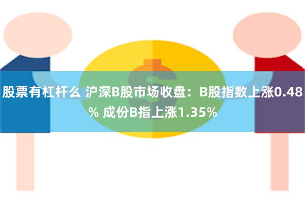 股票有杠杆么 沪深B股市场收盘：B股指数上涨0.48% 成份B指上涨1.35%