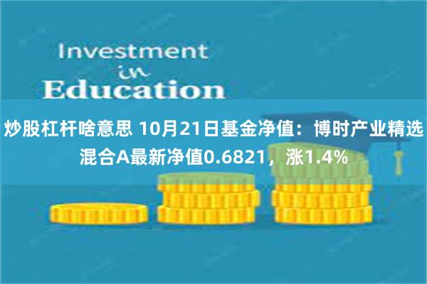 炒股杠杆啥意思 10月21日基金净值：博时产业精选混合A最新净值0.6821，涨1.4%