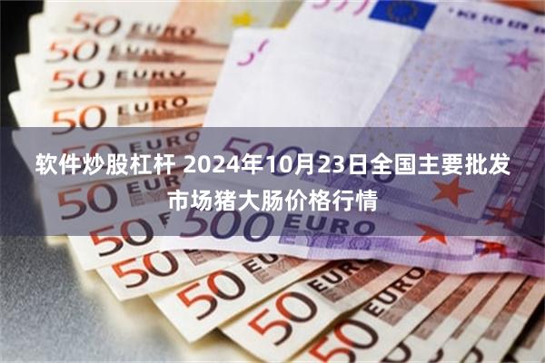 软件炒股杠杆 2024年10月23日全国主要批发市场猪大肠价格行情