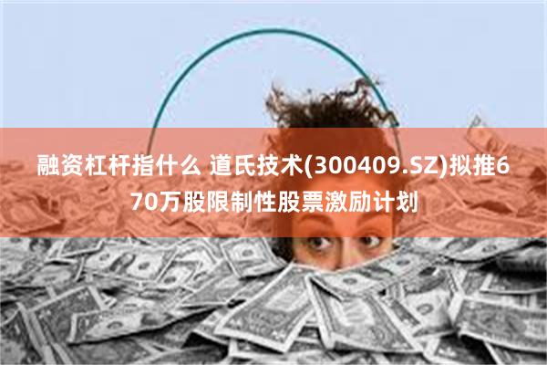 融资杠杆指什么 道氏技术(300409.SZ)拟推670万股限制性股票激励计划