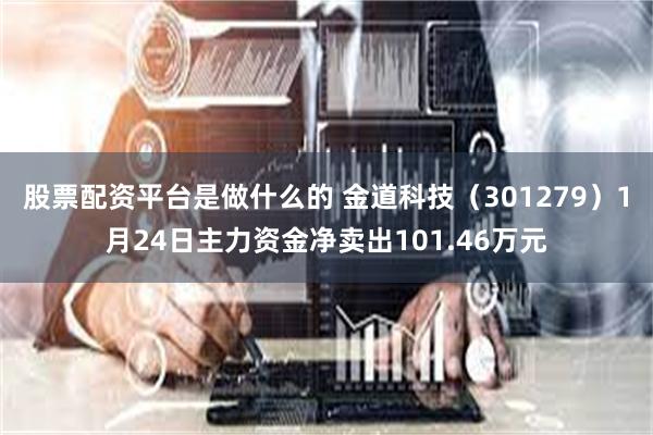 股票配资平台是做什么的 金道科技（301279）1月24日主力资金净卖出101.46万元