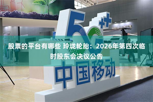股票的平台有哪些 玲珑轮胎：2026年第四次临时股东会决议公告